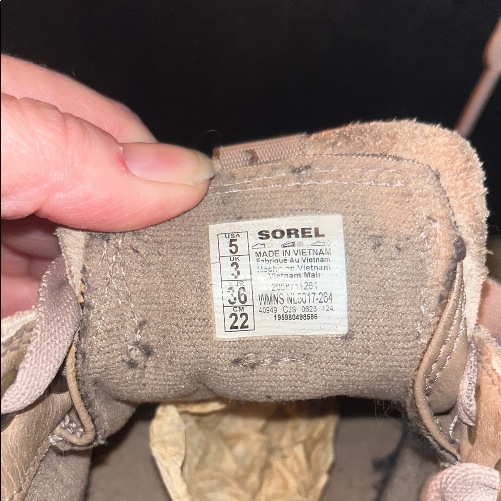 Sorel Caribou X Women's Platform Shoes - Taupe and Sea Salt - Picture 3 of 12